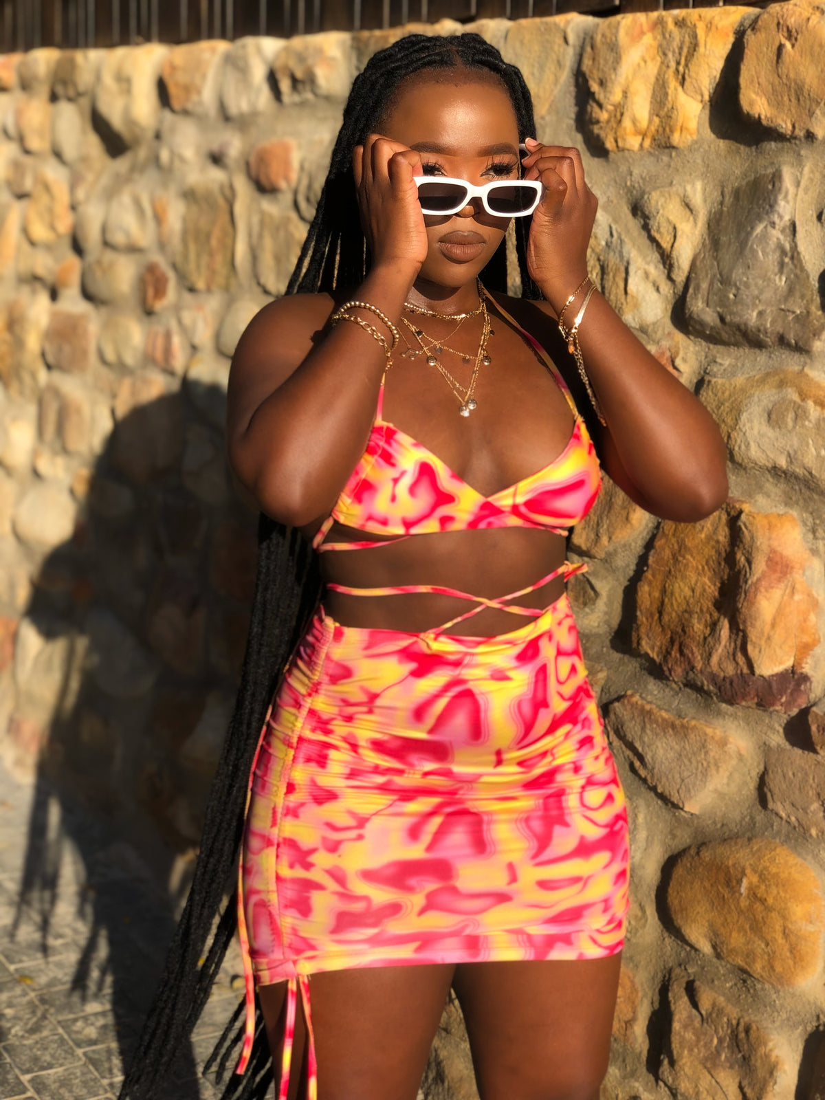 Sunray Bikini Bonita Two-Piece in Orange, view 3